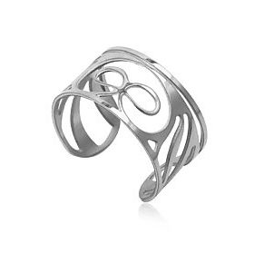 OTW0040, Fingerring aus Edelstahl, poliert