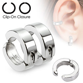 SFE-13525, Ohrclips/Ear Cuffs aus Edelstahl